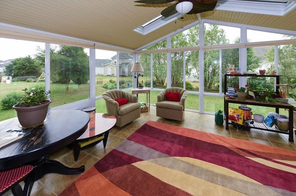 Solid Roof Sunroom